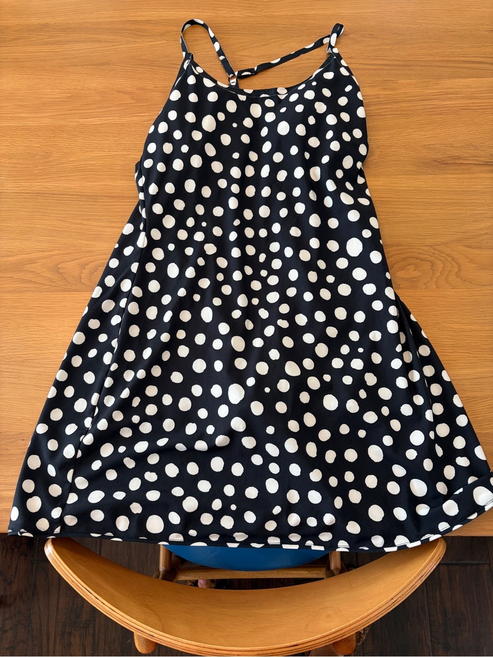 Outdoor Voices Black & White Polka Dot Active Dress